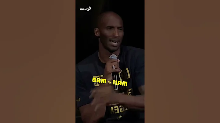 Kobe Bryant talks about his insane training schedule 🏀⛹️‍♂️