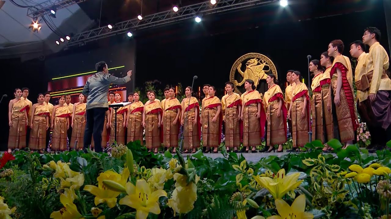 Suanplu Chorus  สวนพลูคอรัส in Choir of the World Final at Llangollen International Eisteddfod 2019