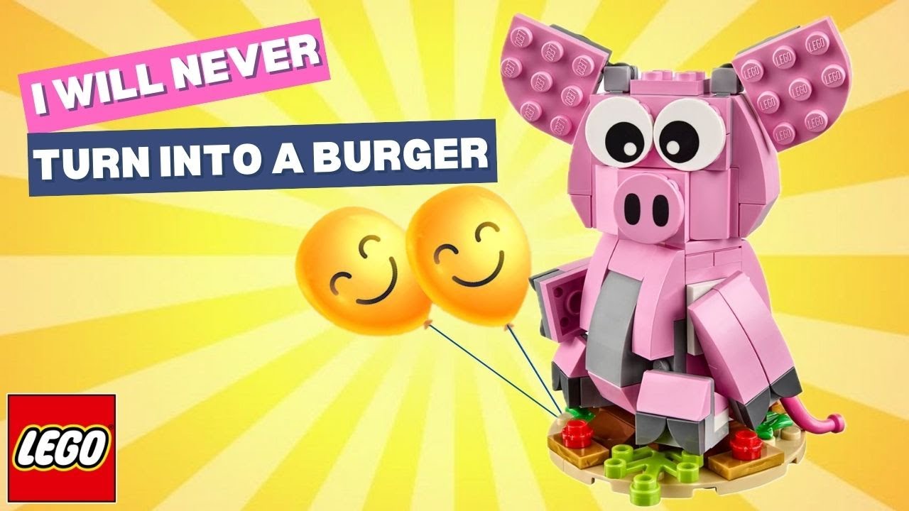 This LEGO Pig Is the Safest and Happiest in The World | 40186