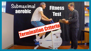 Submaximal Aerobic Fitness Test - Termination & Recovery Criteria