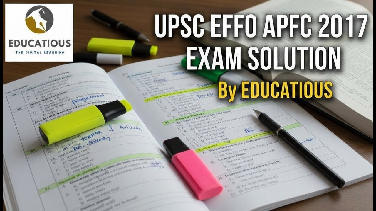 UPSC EPFO  2017 Exam Solution Part-1 