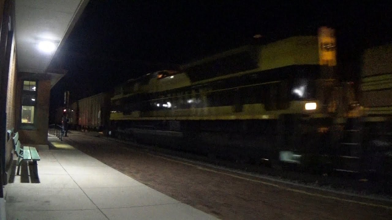 Railfanning Mt Pleasant IA Feat 36 Hour Late Amtrak, NS1069, BN SD402