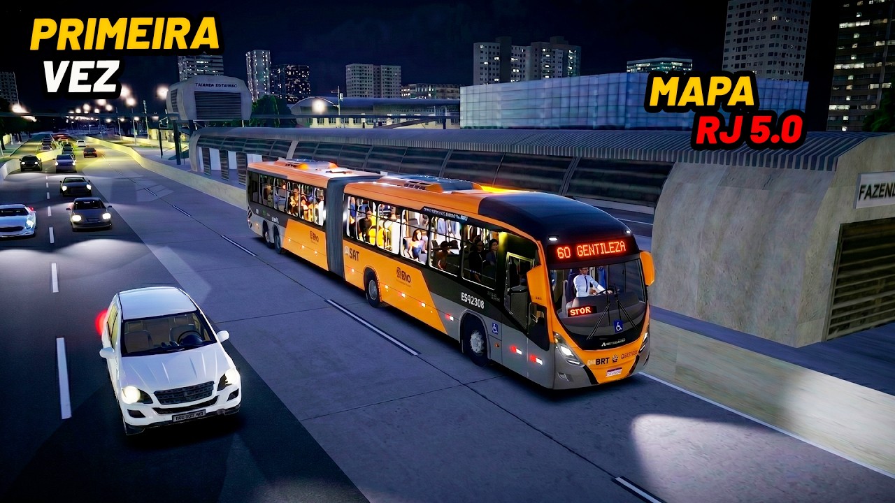 [Proton Bus Simulator] Viale Express Super Articulado| BRT Mobi-Rio | 60 DEODORO X T GENTILEZA