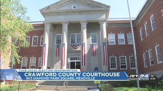 Crawford County officials prepare for election day with poll worker training