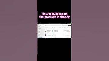 How to bulk upload products in shopify #freeshopifycourse #shopifydropshipping #ecommerce #shopify