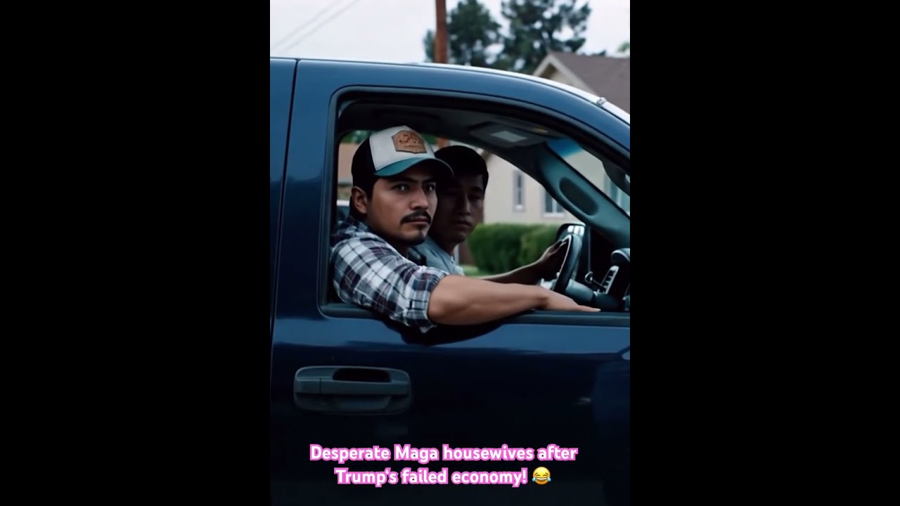 MAGA Mom Begs for Money as Migrant Workers Drive 