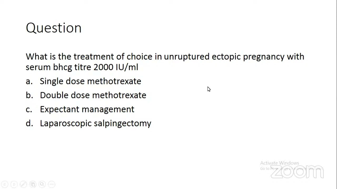 Synapse NMCLE Ectopic Pregnancy by Dr Ashma