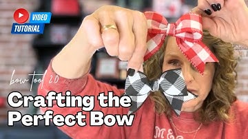 DIY Bow Maker - Make Cute Bows Easily With The Bow Tool 2.0 Tutorial - Flosstube Extra!