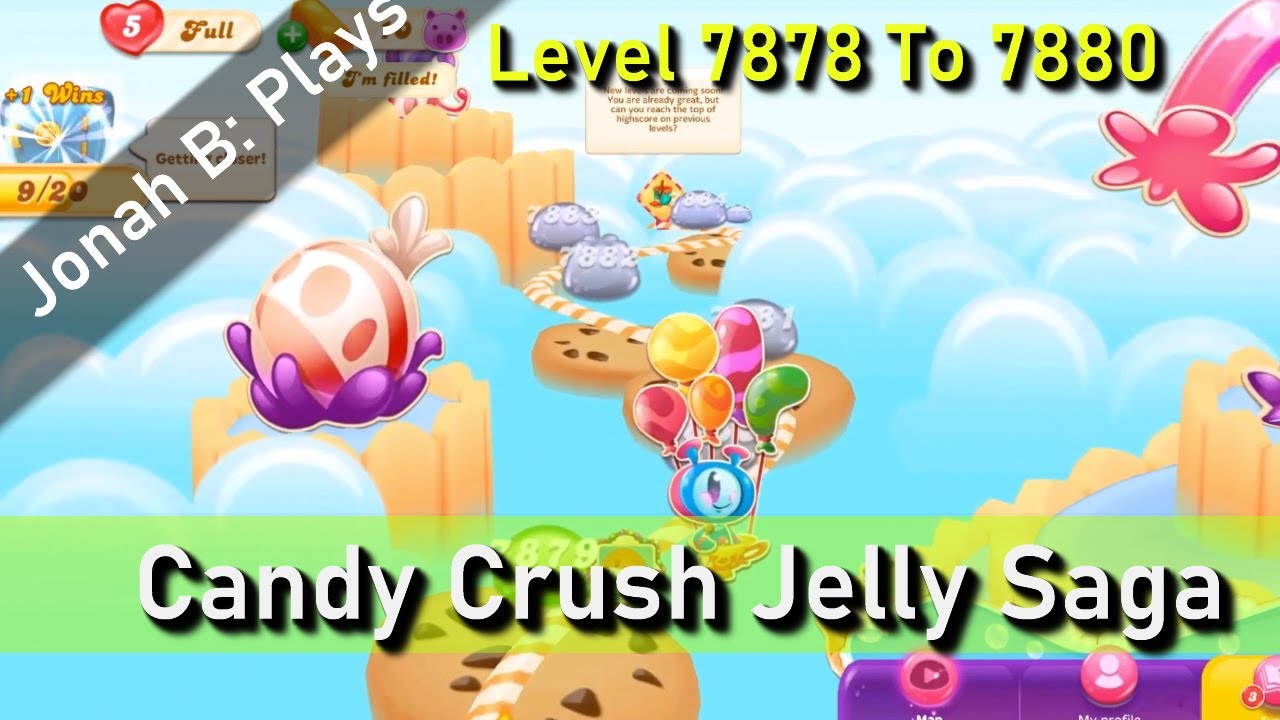 Candy Crush Jelly Saga Level 7878 To 7880 - YouTube