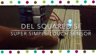 Simple touch sensor using 555