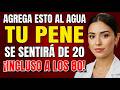 Urólogo: No beba agua sola después de los 50. Agregue este mineral para mejor circulación..!