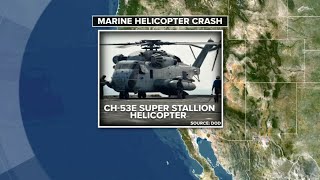 5 missing Marines confirmed dead after helicopter crash in CA