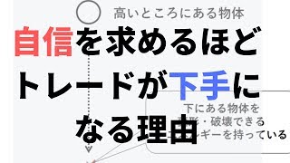 自信を求めるほどトレードが下手になる理由