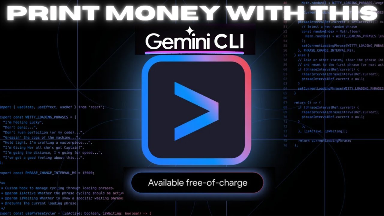 Gemini CLI How To Build a Product That Sells - YouTube