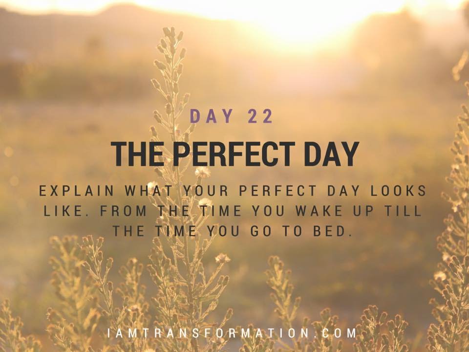 Inner Journey Day 22 My Perfect Day Youtube