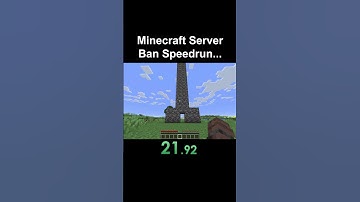 Minecraft Server Ban Speedrun...