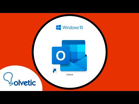 ↘️ How to CREATE OUTLOOK SHORTCUT on DESKTOP in Windows 10 ✔️ Outlook Office or Outlook com web