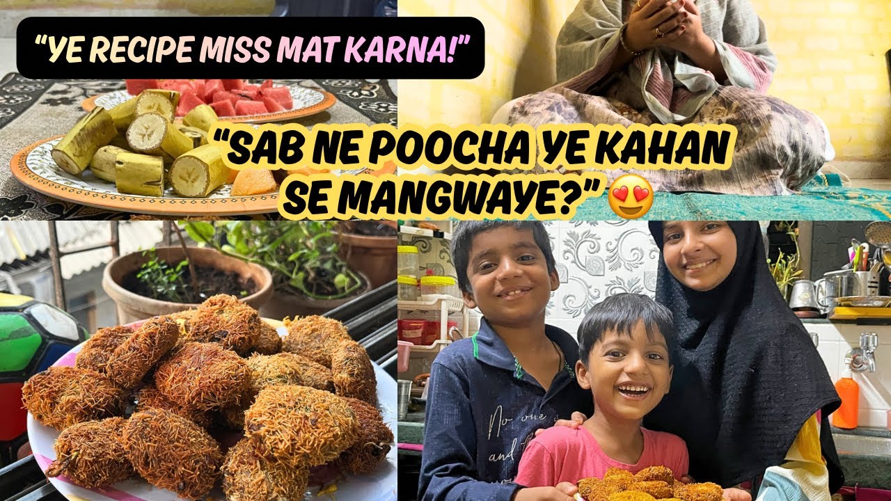Sab Ne Poocha Ye Kahan Se Mangwaye?😍| 14th Roza |Aaj Iftar Me Ban Gaya Shadiyon Wala Russian Kabab 😍