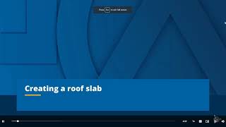 Creating a Roof slab Tekla in Structures