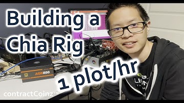 Building a Chia Rig 1 plot per hour