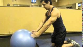 Swiss Ball Forward Roll