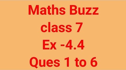 7th class Maths buzz CH - 4 (RATIONAL NUMBERS) EX -4.4 QUESTIONS 1 TO 6 SOLUTIONS #mathsbuzz #study