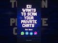 Urgent 🚨 EU Users: EU Wants to Scan Your Private Chats - Act Now! ⛔🌍 #chatcontrol #eu @privotect