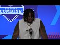 JC Latham NFL Combine Interview On LT Kadyn Proctor Transferring, Injury News & Combine Meetings