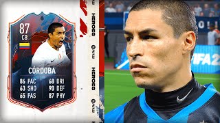 the BEST CB in Serie A FUT HEROES CORDOBA REVIEW FIFA 22