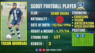 YASSIN ABOURSAS - ياسين أبرصاص  BACK LEFT  USMO OUJDA  BEST OF 2022/21 HD