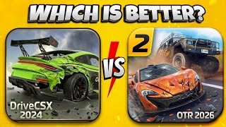 DriveCSX vs OTR 2! 🤯 | Crash Test Comparison😱 | Extreme Drive Car Simulator! screenshot 3