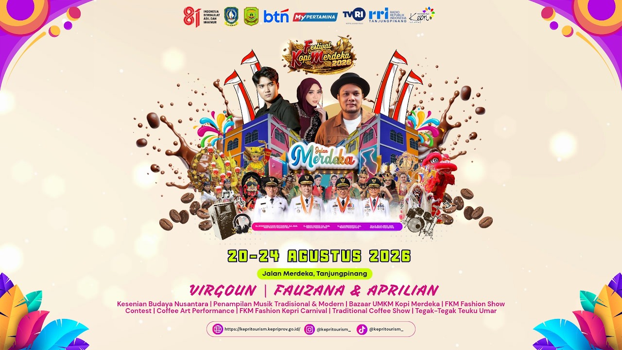 Live: Festival Kopi Merderka Tahun 2026 - Aksi Panggung Aprilian & Fauzana
