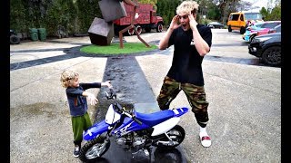 Tydus SURPRISES Jake Paul With A MINI DIRTBIKE For His Birthday!!