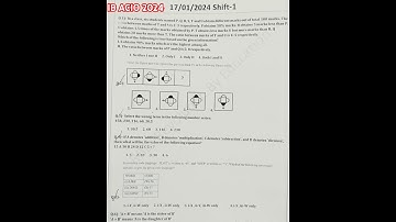 IB ACIO 2024 Reasoning Paper