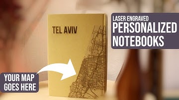 Laser Engraved Notebooks | Free Files Included