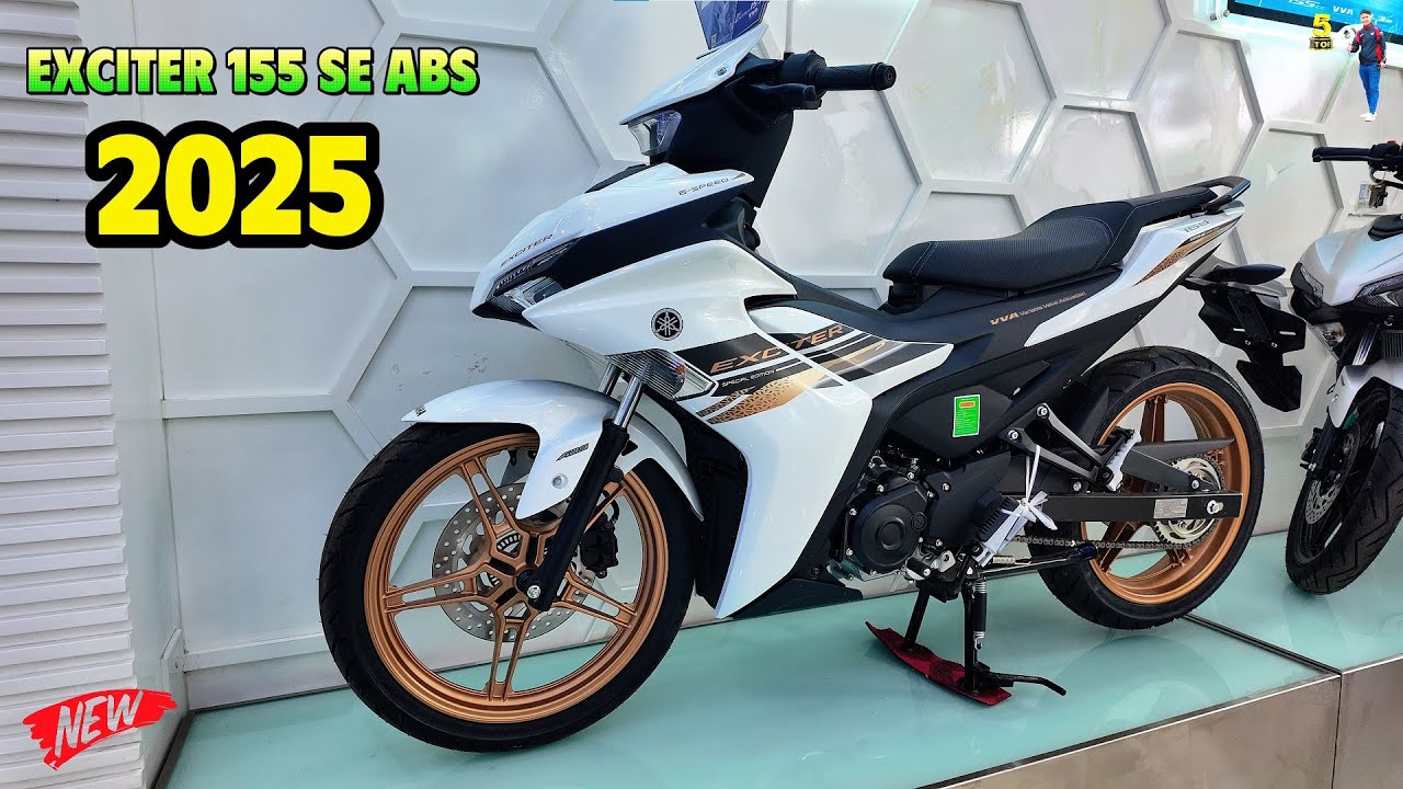 Yamaha Exciter 155 VVA ABS 2025 – Matte White – Walkaround – Tuan Top5