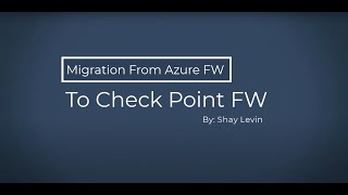 Azure Firewall Migration Single Click Migration For Azure Firewall