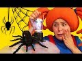 🎃 Хэллоуин! Царевна рассказывает страшилку про черного паука 🕷 Поиграйка #Halloween
