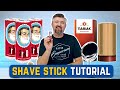 Wet shaving tutorial how to shave with a shave stick