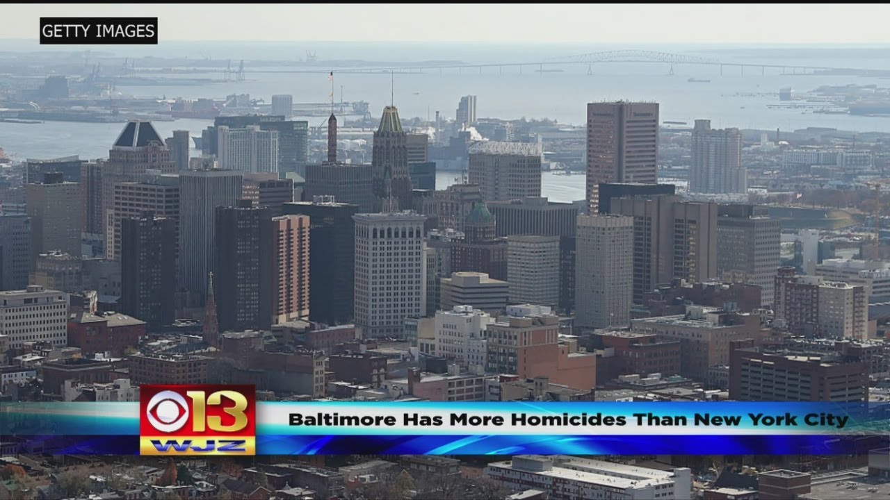 With Nearly 14 Times The Population Of Baltimore, NYC Has Less Homicides