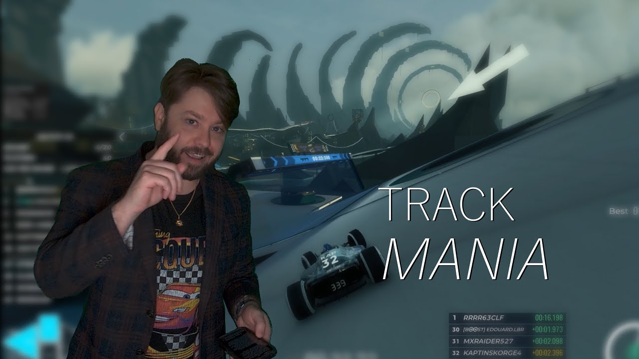 Trying Trackmania to ruin my bedtime ritual