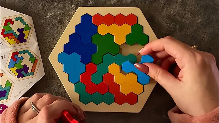 ASMR - Wooden Puzzle and Clicky Whispers