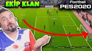 EMRECAN 30 METRE GOLDİREKLERKAÇAN RAKİP! NELER OLUYOR? | PES 2020 EKİBEGEL ONLİNE KLAN MAÇI