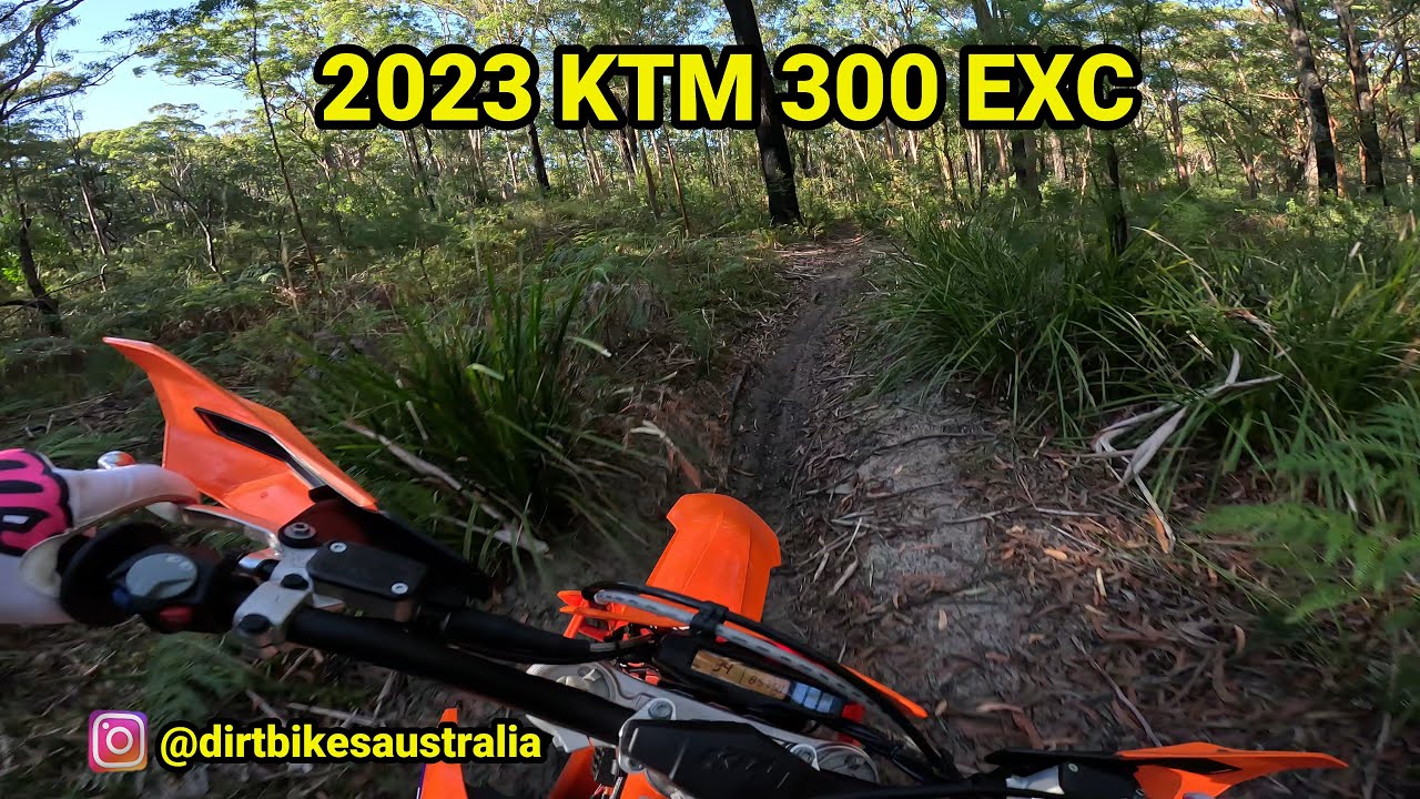 2023 KTM 300 EXC TPI Single Trail Ride