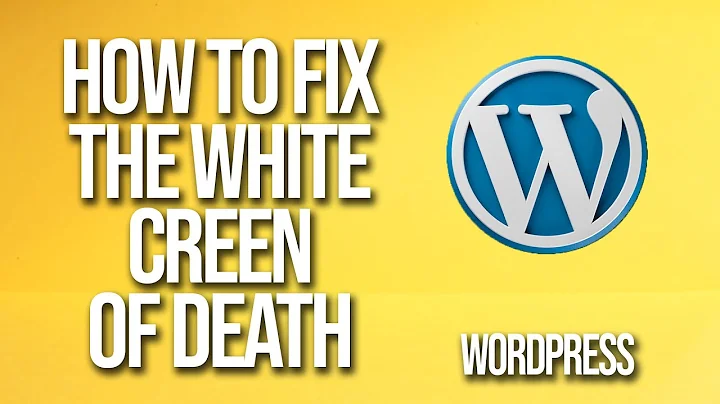 How To Fix The WordPress White Screen Of Death