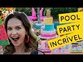 Pool party: decoração de festa na piscina | Decoração Infantil | Fazendo a Festa