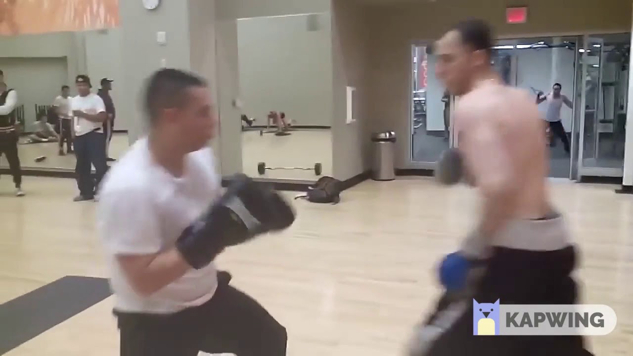 (NEW 2019) WOW..CHARLIE ZELENOFF GETS KNOCKED OUT, GETS WOBBLED IN FRONT OF ENTIRE GYM,CHICKEN DANCE