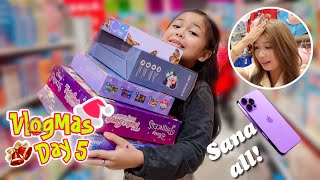 BUYING EVERYTHING IN ONE COLOR | PURPLE | VLOGMAS DAY 5