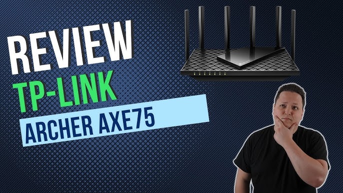  TP-Link AXE5400 Tri-Band WiFi 6E Router (Archer AXE75)- Gigabit  Wireless Internet Router, ax Router for Gaming, VPN Router, OneMesh, WPA3 :  Electronics