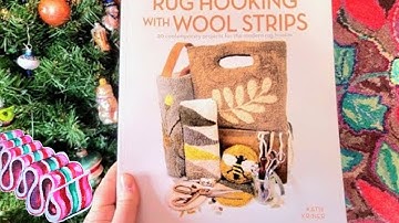 Rug Hooking Wednesday Coffee Time: Rug Hooking with Wool Strips by Katie Kriner